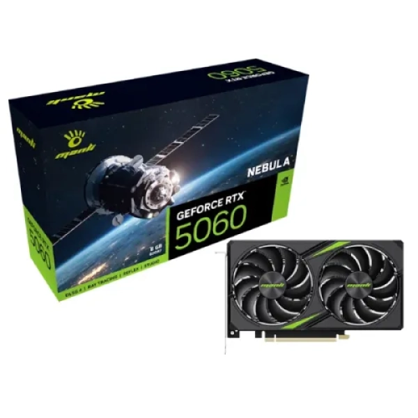 Manli Nebula GeForce RTX 5060 8GB GDDR7 145W Graphics Card